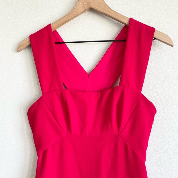 BCBGMAXAZRIA Agata Red Gown Dress formal prom homecoming wedding gala black tie - Picture 5 of 10